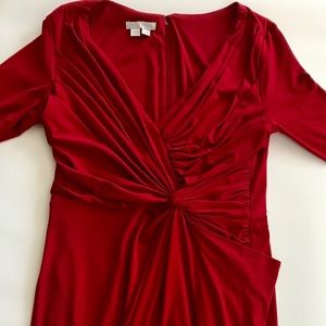 London Times 3/4 Sleeve Sheath Dress